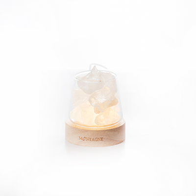 水晶擴香組 富士山款 mini|白水晶|記憶X生財
