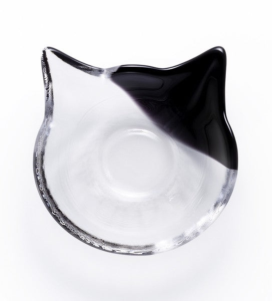 日本 coconeco craft 貓剪影玻璃碗 共五款