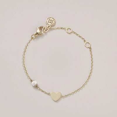 Timeless - Amor Small Heart 珍珠手鍊 4mm