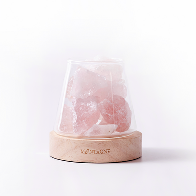 水晶擴香組 富士山款 粉水晶|桃花X人緣