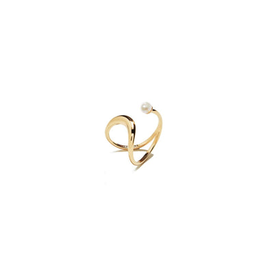 Hoofer Simple Pearl Ring