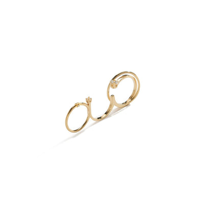 Inclusivo Diamond 3 Finger Ring