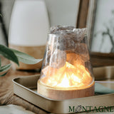 水晶擴香組 富士山款 茶水晶｜健康Ｘ睡眠