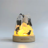 水晶擴香組 富士山款 黑白晶｜調和X順運