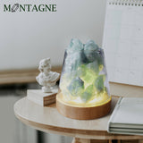 水晶擴香組 富士山款 綠螢石｜正財Ｘ信任