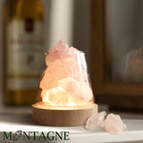 水晶擴香組 富士山款 粉水晶｜桃花Ｘ人緣