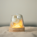 水晶擴香組 富士山款 mini｜招財限定｜黃水晶。綠螢石｜招財。開運