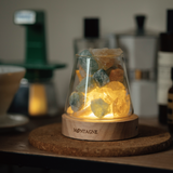 水晶擴香組 富士山款 新年限定｜招財款水晶擴香｜綠螢石Ｘ黃水晶