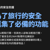 BRANDEN｜旅行防盜後背包