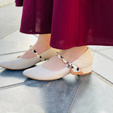 瑪莉的絲巾 尖頭低跟瑪莉珍鞋