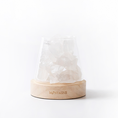 水晶擴香組 富士山款 白水晶｜記憶Ｘ生財