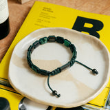 Nouvelle｜Forest｜綠虎眼。黑瑪瑙手鏈