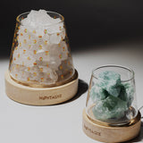 水晶擴香組 富士山款 mini｜茶水晶｜健康Ｘ睡眠