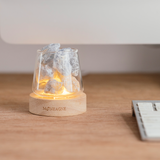 水晶擴香組 富士山款 mini｜藍水晶｜溝通Ｘ希望