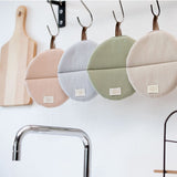 日本莫蘭迪色圓型鍋子隔熱墊 共五色