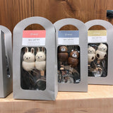 日本圓鼓鼓動物兒童叉匙套組 共四款