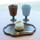 日本美濃燒畫框平盤 共三色