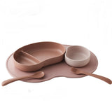 日本 SUC SUC 豆子兒童餐具四件組 共三色