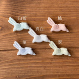 日本月見小兔筷架 共五色