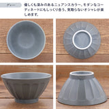 日本美濃燒刀脊紋花形飯碗 共三色