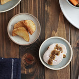 日本美濃燒 icing 雙色圓平盤 (SS-M) 共二色