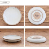 日本美濃燒 icing 雙色圓平盤 (SS-M) 共二色