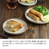 日本美濃燒 icing 雙色圓平盤 (SS-M) 共二色