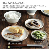 日本美濃燒 icing 雙色圓平盤 (SS-M) 共二色