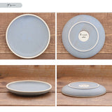 日本美濃燒 icing 雙色圓平盤 (SS-M) 共二色