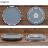 日本美濃燒 icing 雙色圓平盤 (SS-M) 共二色