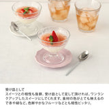 日本美濃燒時尚淡彩花邊點點小盤 共五色