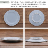 日本美濃燒時尚淡彩花邊點點小盤 共五色