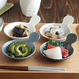 日本灰階色調帶把手小盤 (小/大) 共四色