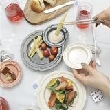 日本花型筷架雙盤 共二款 共四色