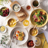 日本 THE VESSEL 輕量直線刻紋深盤 共五色