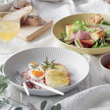 日本 THE VESSEL 輕量直線刻紋深盤 共五色