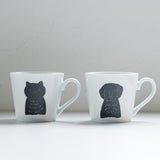 日本美濃燒動物圖案馬克杯 共四款