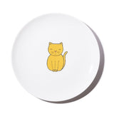 日本美濃燒動物圖案圓盤 共四款