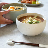 日本 EAST table 美濃燒丸形蓋飯碗 共二色