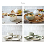 日本 EAST table 美濃燒丸形蓋飯碗 共二色