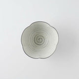 日本 YURA 美濃燒波花高腳飯碗