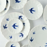 日本 KNM POTTERY 美濃燒燕子餐具禮盒組 共五款