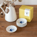 日本 KNM POTTERY 美濃燒燕子餐具禮盒組 共五款