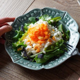 日本益子燒鈴蘭花盤 共二色