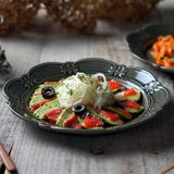 日本益子燒魔鏡盤 共二色