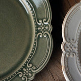 日本益子燒魔鏡盤 共二色