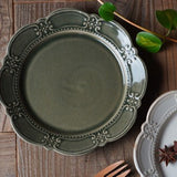 日本益子燒魔鏡盤 共二色