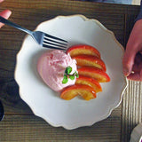 日本益子鐵線蓮花形盤 (S/L)