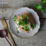 日本益子鐵線蓮花形盤 (S/L)