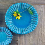 日本益子燒雛菊花盤 (S-L) 共二色